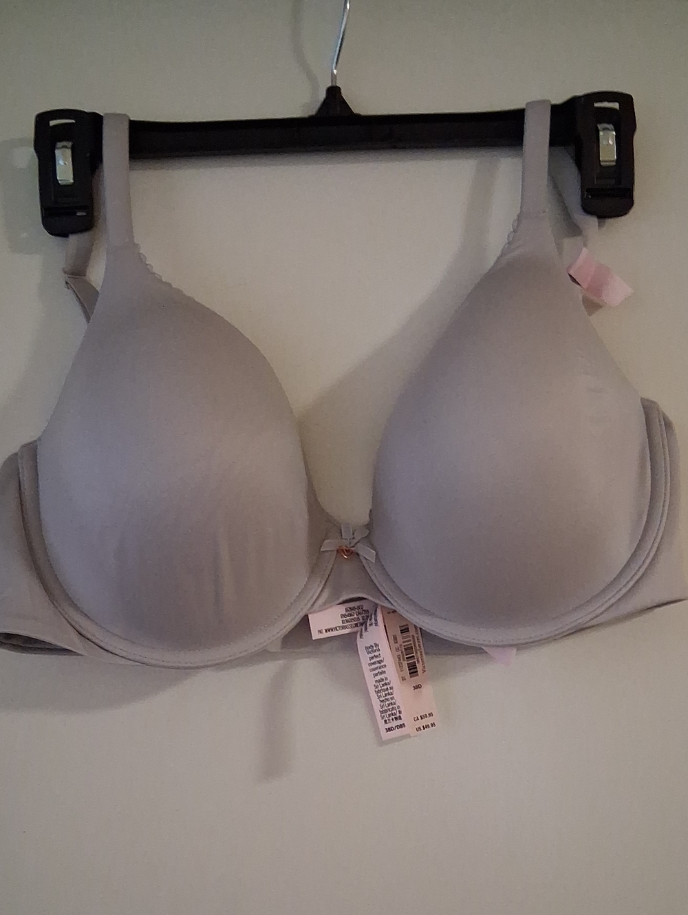 Victoria's Secret Light Gray Smooth T-Shirt Bra